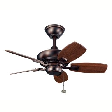 Canfield 30"Ceiling Fan in Oil Brushed Bronze by Kichler