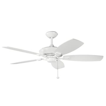 Canfield 52"Ceiling Fan in White by Kichler