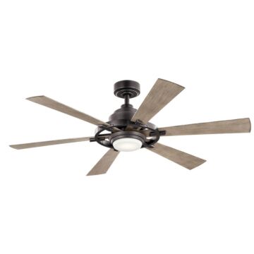 Gentry Lite 52"Ceiling Fan in Anvil Iron by Kichler