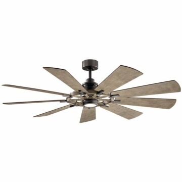 Gentry 65"Ceiling Fan in Anvil Iron by Kichler