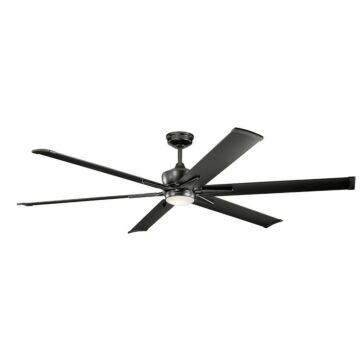 Szeplo Patio 80"Ceiling Fan in Satin Black by Kichler
