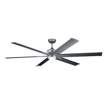Szeplo Patio 80"Ceiling Fan in Weathered Steel Powder Coat by Kichler