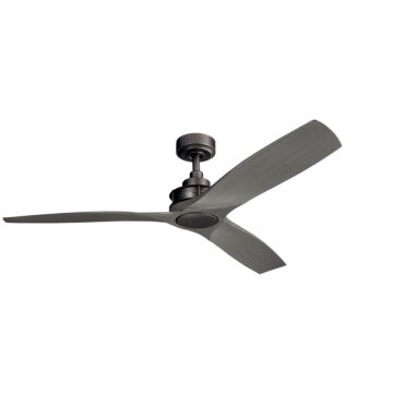 Ried 56"Ceiling Fan in Anvil Iron by Kichler