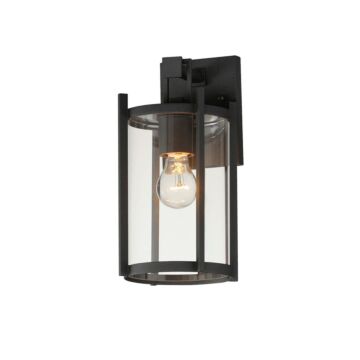 Belfry One Light Outdoor Wall Sconce in Black by Maxim