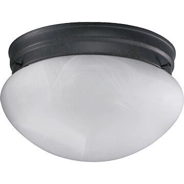 3021 Faux Alabaster Mushrooms One Light Ceiling Mount in Toasted Sienna by Quorum International