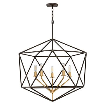 Hinkley Astrid 5-Light Chandelier In Metallic Matte Bronze