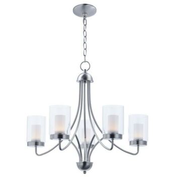 Mod LED Chandelier in Satin Nickel by Maxim