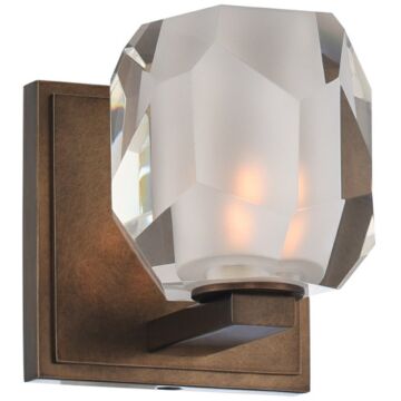Kalco Regent 5 Inch Bathroom Vanity Light in Vintage Bronze