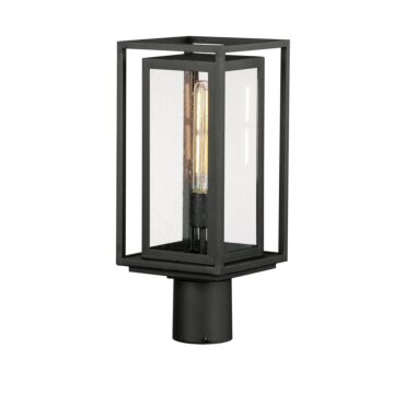 Cabana One Light Outdoor Post Mount in Black by Maxim