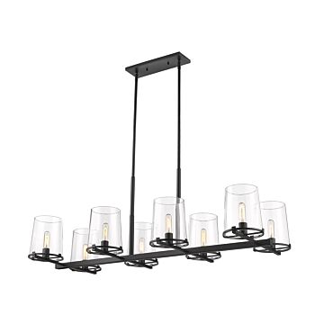 Z-Lite Callista 8-Light Chandelier In Matte Black