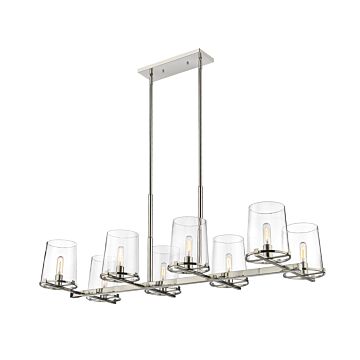 Z-Lite Callista 8-Light Chandelier In Polished Nickel