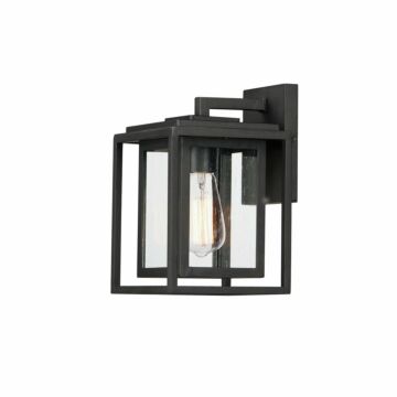 Cabana One Light Outdoor Wall Sconce in Black by Maxim