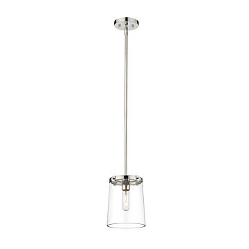 Z-Lite Callista 1-Light Mini Pendant Light In Polished Nickel