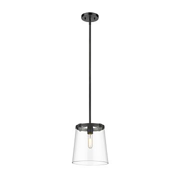 Z-Lite Callista 1-Light Pendant Light In Matte Black