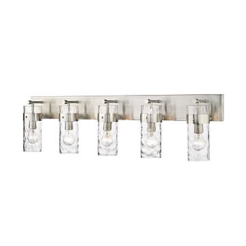 Z-Lite Fontaine 5-Light Bathroom Vanity Light In Brushed Nickel
