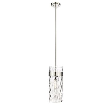 Z-Lite Fontaine 1-Light Pendant Light In Polished Nickel