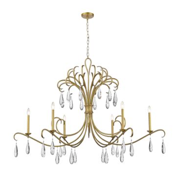 Amara 6-Light Chandelier in Gilded Gold