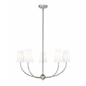 Shannon 5-Light Chandelier in Brushed Nickel