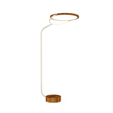 Naia LED Floor Lamp in Teak