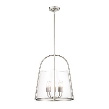 Archis 5-Light Pendant in Brushed Nickel