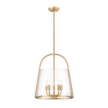 Archis 5-Light Pendant in Modern Gold