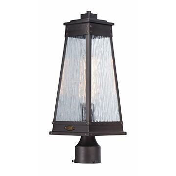  Schooner Outdoor Post Light in Olde Brass