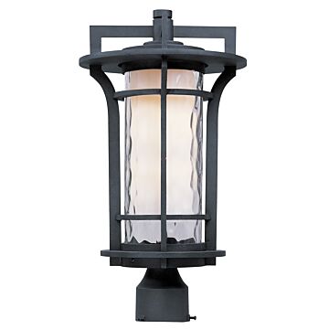 Oakville One Light Outdoor Pole Post Lantern in Black Oxide by Maxim