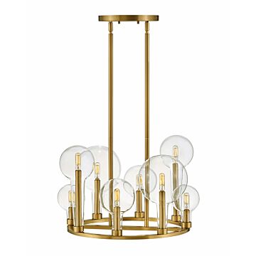 Hinkley Alchemy 8-Light Pendant In Lacquered Brass