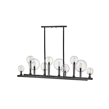 Hinkley Alchemy 10-Light Linear Chandelier In Black