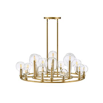 Hinkley Alchemy Pendant In Lacquered Brass
