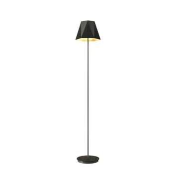Facet 1-Light Floor Lamp in Charcoal