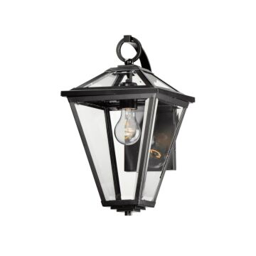 Prism One Light Wall Sconce in Black by Maxim