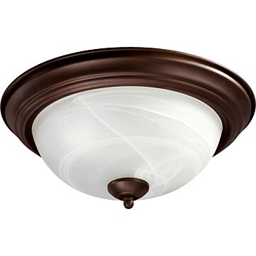 3066 Ceiling Mounts Two Light Ceiling Mount in Oiled Bronze by Quorum International