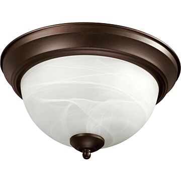 3066 Ceiling Mounts Three Light Ceiling Mount in Oiled Bronze by Quorum International