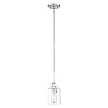 Studio 5 One Light Mini Pendant in Polished Nickel by MinkaLavery