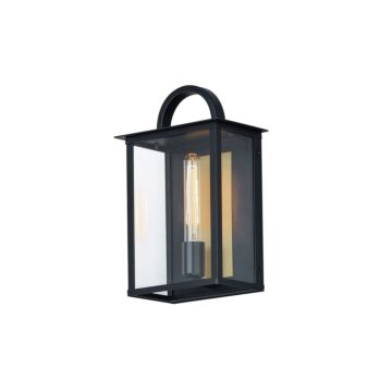 Manchester One Light Outdoor Wall Sconce in Black by Maxim