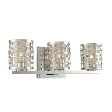  Bridgeport Bathroom Vanity Light in Stainless Steel