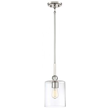 Studio 5 One Light Mini Pendant in Polished Nickel by MinkaLavery