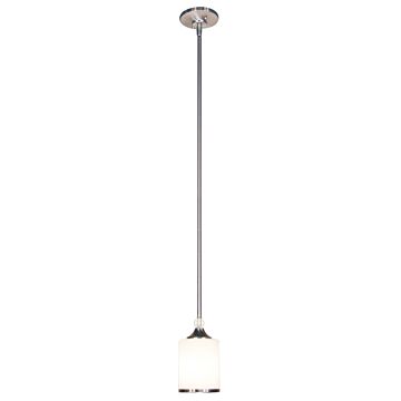 Z-Lite Cosmopolitan 1-Light Mini Pendant Light In Brushed Nickel