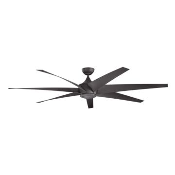 Lehr 80"Ceiling Fan in Distressed Black by Kichler