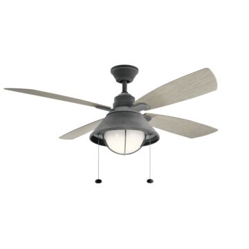 Seaside 54"Ceiling Fan in Weathered Zinc by Kichler