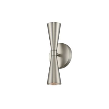 Milo LED Wall Sconce in Satin Nickel by Kalco