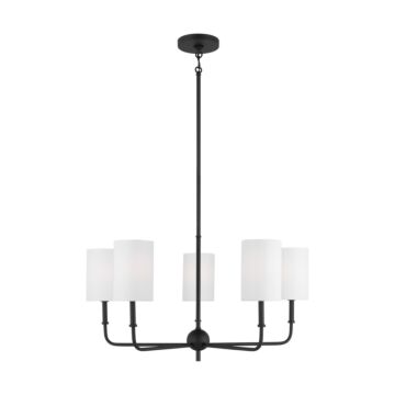 Foxdale LED Chandelier in Midnight Black by Visual Comfort Studio