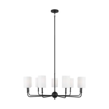 Foxdale LED Chandelier in Midnight Black by Visual Comfort Studio