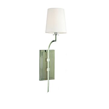 Glenford One Light Wall Sconce in Polished Nickel by Hudson Valley