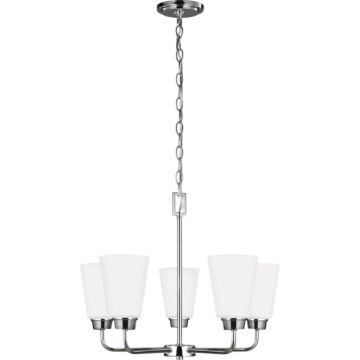 Generation Lighting Kerrville 5-Light Chandelier in Chrome