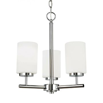 Generation Lighting Oslo 3-Light Chandelier in Chrome