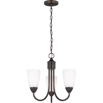 Generation Lighting Seville 3-Light Chandelier in Bronze