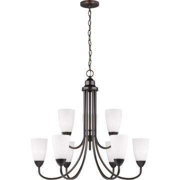 Generation Lighting Seville 9-Light Chandelier in Bronze