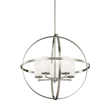 Generation Lighting Alturas 5-Light Chandelier in Brushed Nickel
